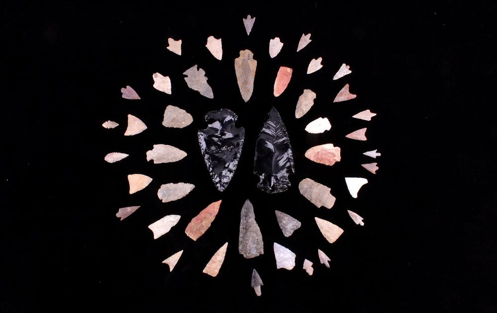 Appraisal: Collection of Pre-Historic Flint Points - BP For your consideration