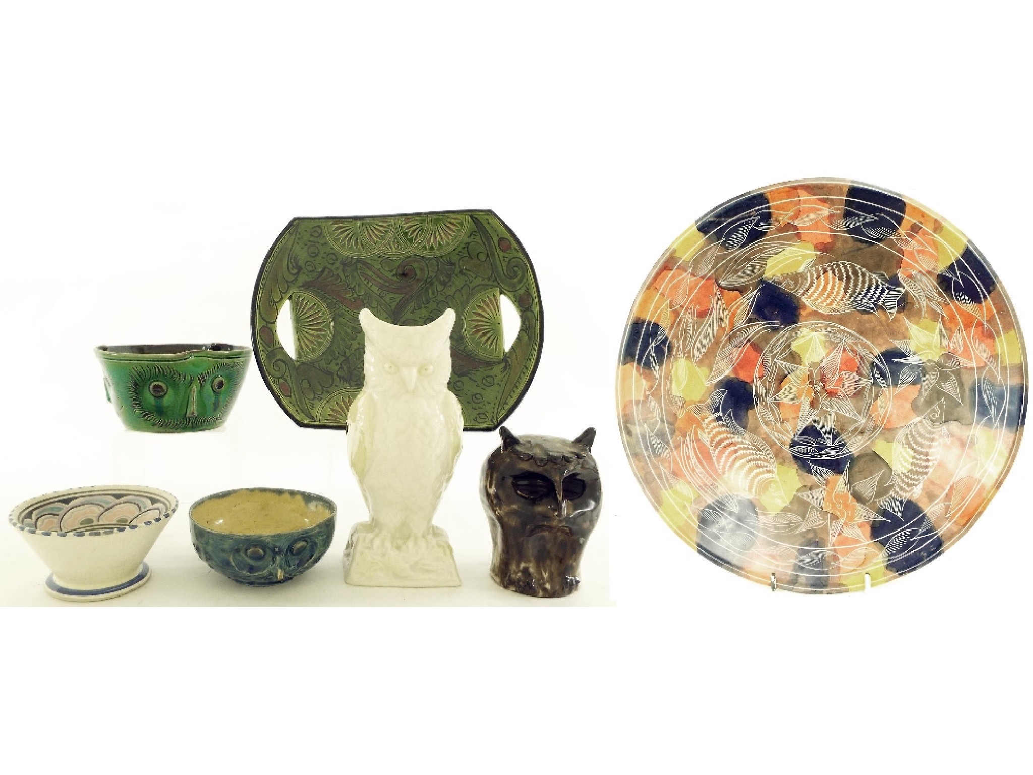 Appraisal: Mixed collection of decorative arts pottery and porcelain to include