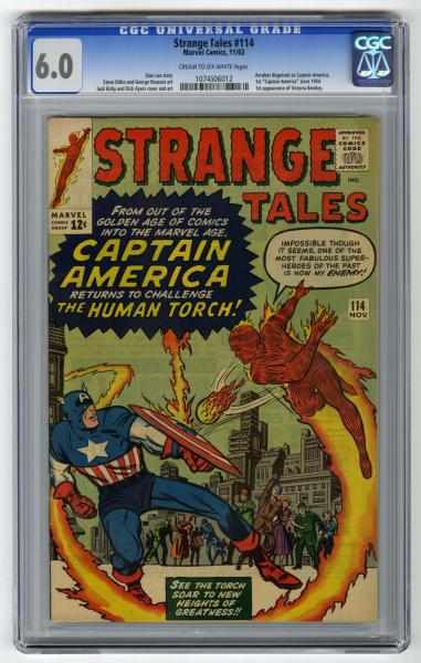 Appraisal: Strange Tales CGC Marvel Comics Stan Lee story with Steve