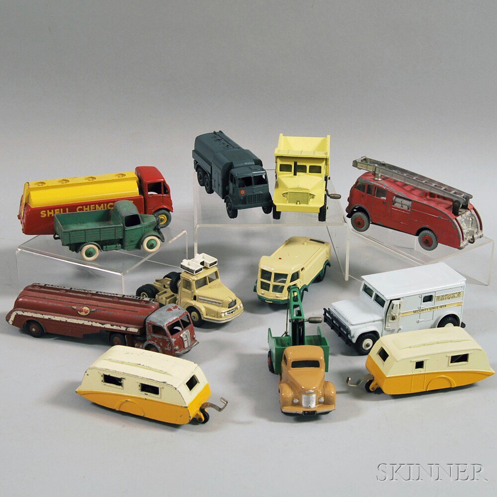 Appraisal: Twelve Meccano Dinky Toys Die-cast Metal Vehicles England and France