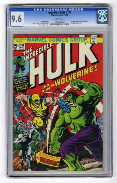 Appraisal: Incredible Hulk CGC Marvel Comics Len Wein story with Herb