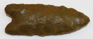 Appraisal: Cochise type Paleo point yellow jasper length Cochise type Paleo