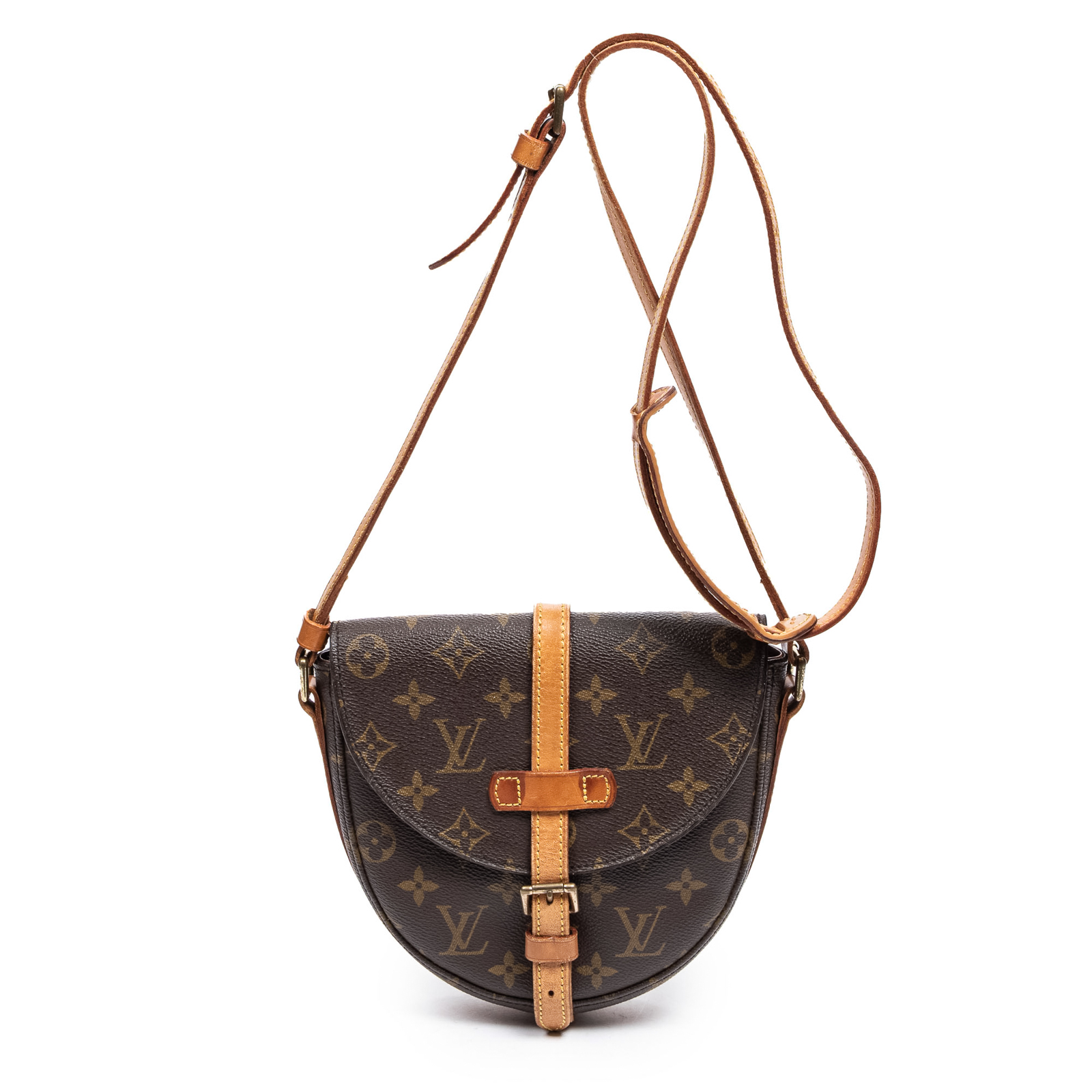 Appraisal: A LOUIS VUITTON MONOGRAM CHANTILLY PM A brown and tan