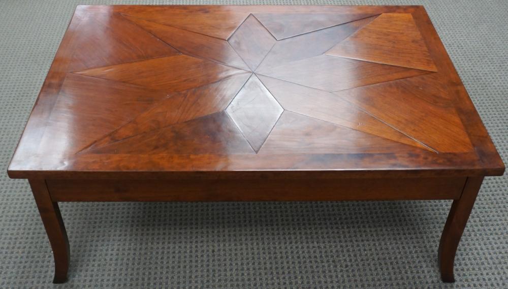 Appraisal: MODERN FRUITWOOD COCKTAIL TABLE X X IN X X CM