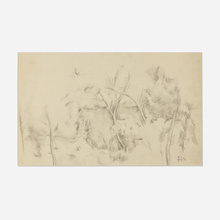 Appraisal: Earl Horter Tree Study graphite on paper h w in