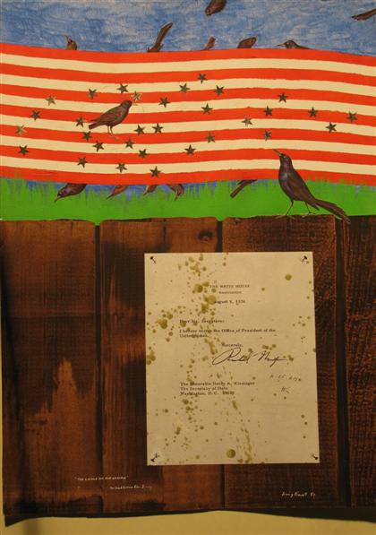 Appraisal: JIMMY ERNST american - IN MEMORY OF THE RESIGNATION OF