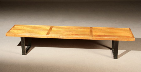 Appraisal: George Nelson Platform Bench Manufactured by Herman Miller Design Introduced