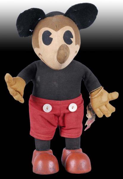 Appraisal: Walt Disney Knickerbocker Mickey Mouse Doll Description Original Disney paper