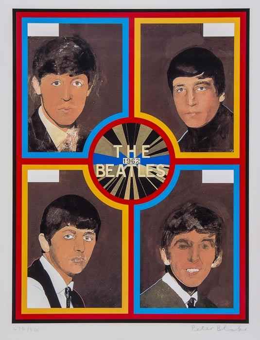 Appraisal: Sir Peter Blake b The Beatles screenprint in colours signed