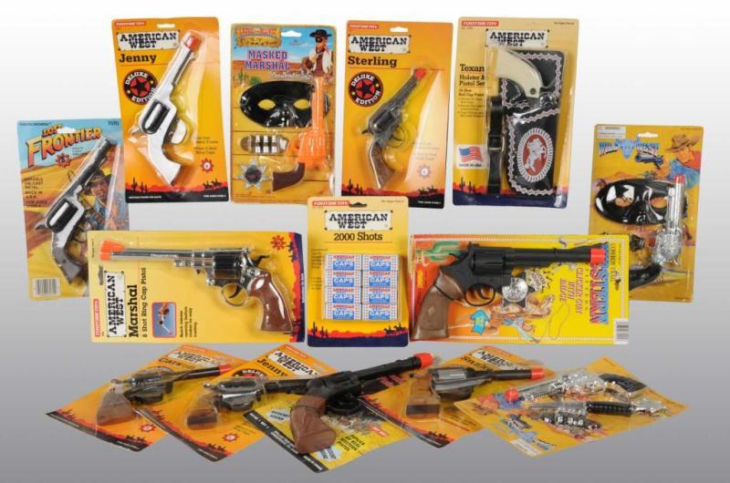 Appraisal: Lot of Modern American Gun Toys Description All sealed or