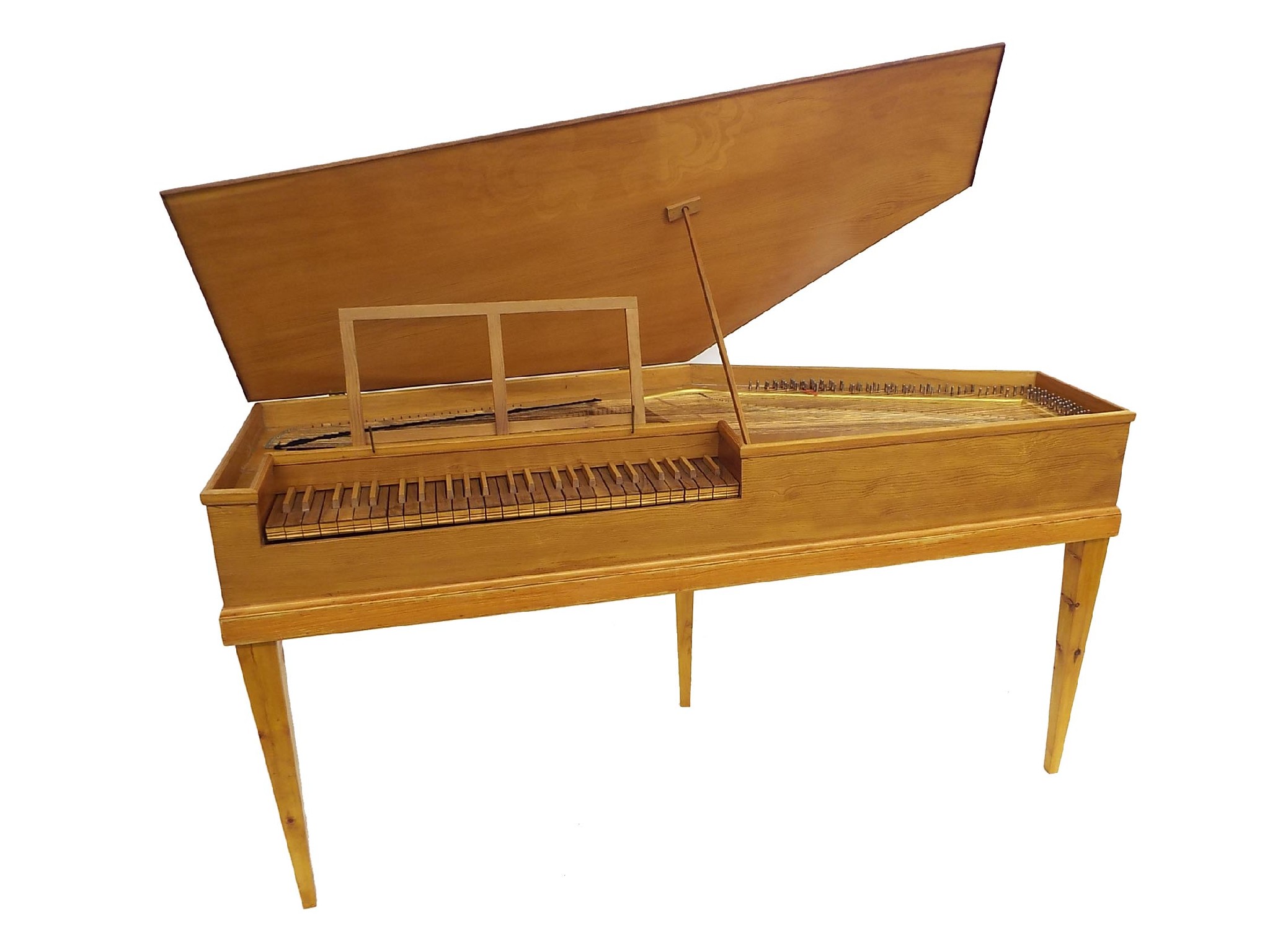 Appraisal: Unfretted polygonal clavichord by Michael Thomas circa the case of