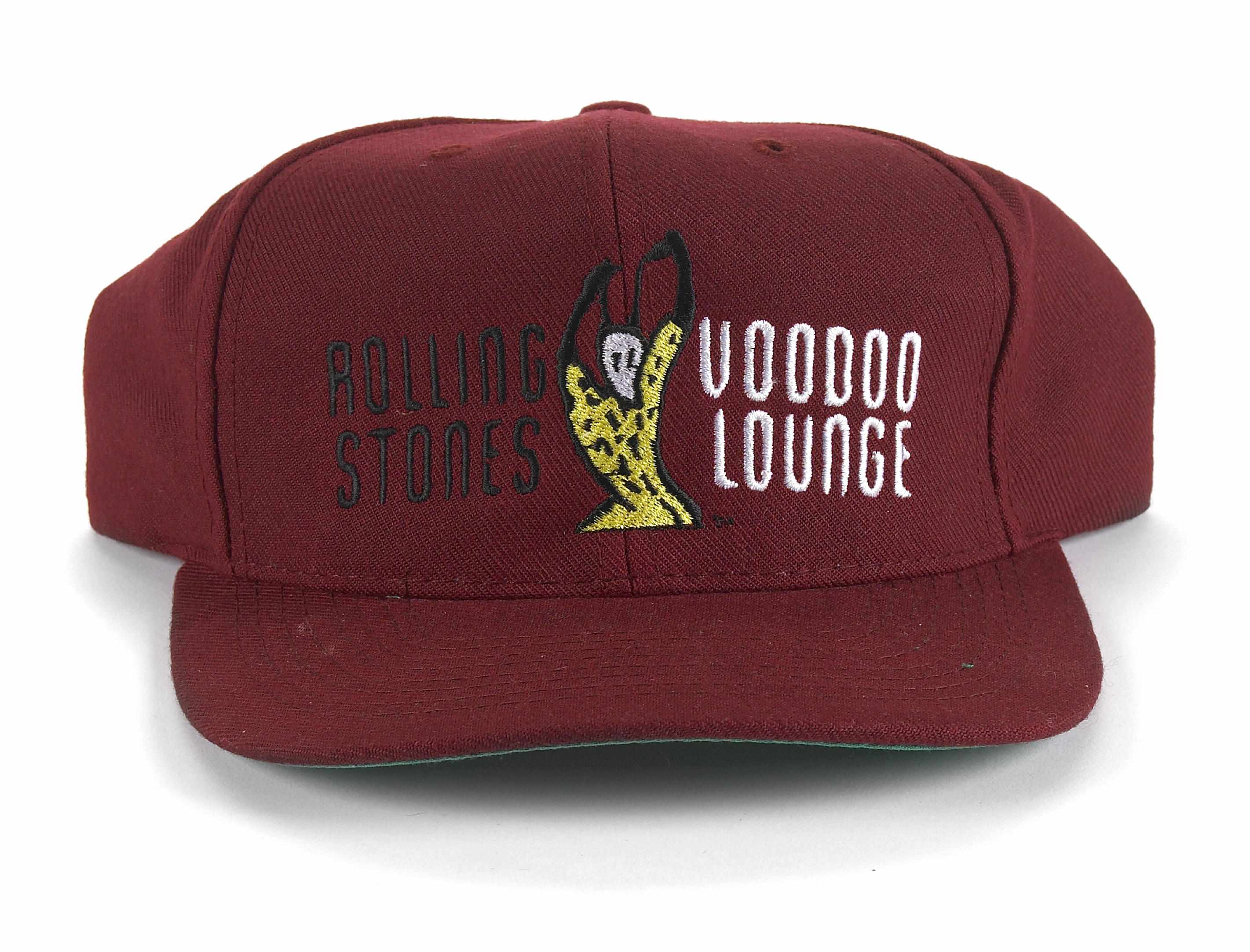 Appraisal: Rolling Stones VooDoo Lounge cap and Superbowl XXII cap items