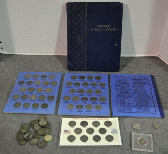 Appraisal: Jefferson Nickel GroupIncluding War Nickels containting silver in average condition