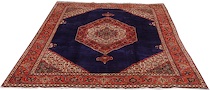 Appraisal: An Antique Very Fine Tabriz Very unusual purple color center-field