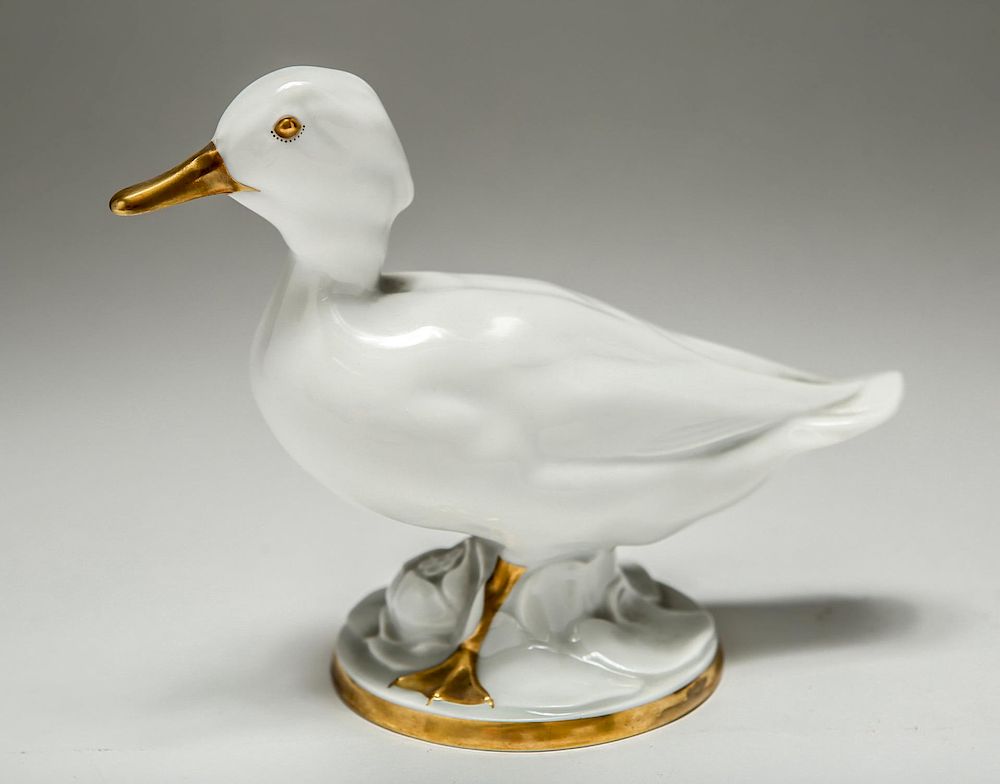 Appraisal: Fritz Klee Hutschenreuther Porcelain Duck Figurine Fritz Klee for Hutschenreuther