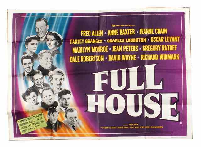 Appraisal: O HENRY'S FULL HOUSE th Century Fox drama starring Marilyn