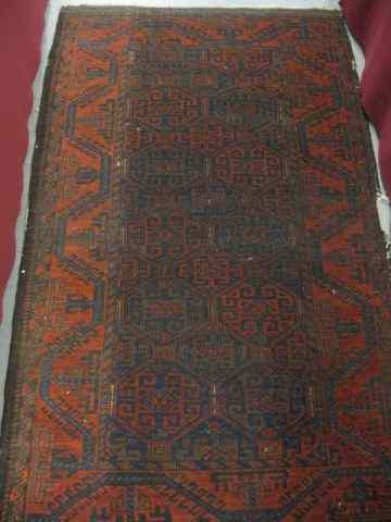 Appraisal: Belouchi Type Handmade Rug tightly woven flat weave ' ''