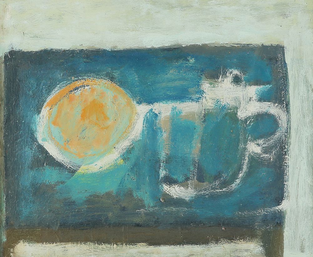 Appraisal: Klaas Gubbels Still Life Oil on Board Klaas Gubbels b