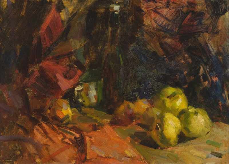 Appraisal: Sergei Bongart - Santa Monica CA Still Life with Fruit