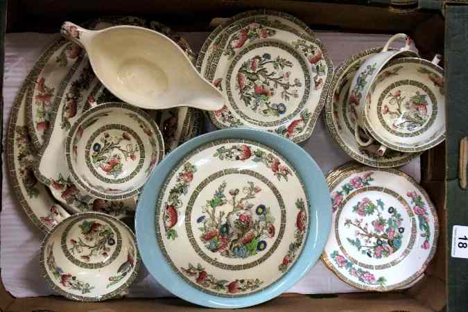 Appraisal: A collection of Duchess China Indian Tree including Tureens Soup