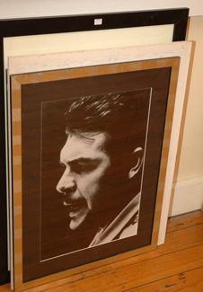 Appraisal: GROUP LOT OF ASSORTED ARTWORKS INCLUDING CHE GUEVARA PRINT