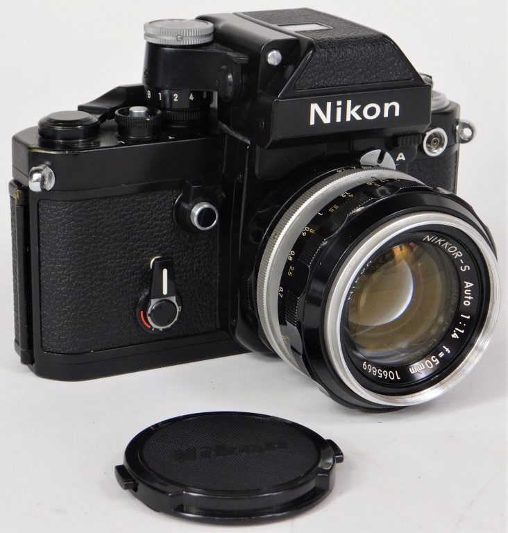 Appraisal: NIKON F BLACK BODY NIKKOR-S AUTO MM F Nikon F