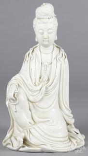 Appraisal: Chinese Qing dynasty Dehua figure of Guanyin '' h