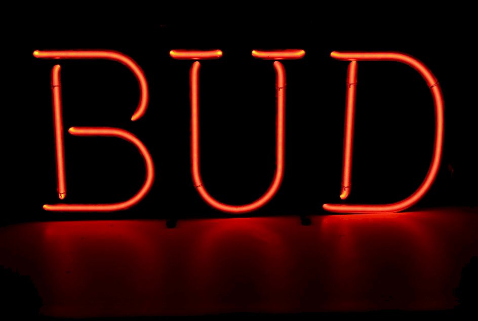 Appraisal: Anheuser-Bush Bud Neon Sign Featured in this lot is a