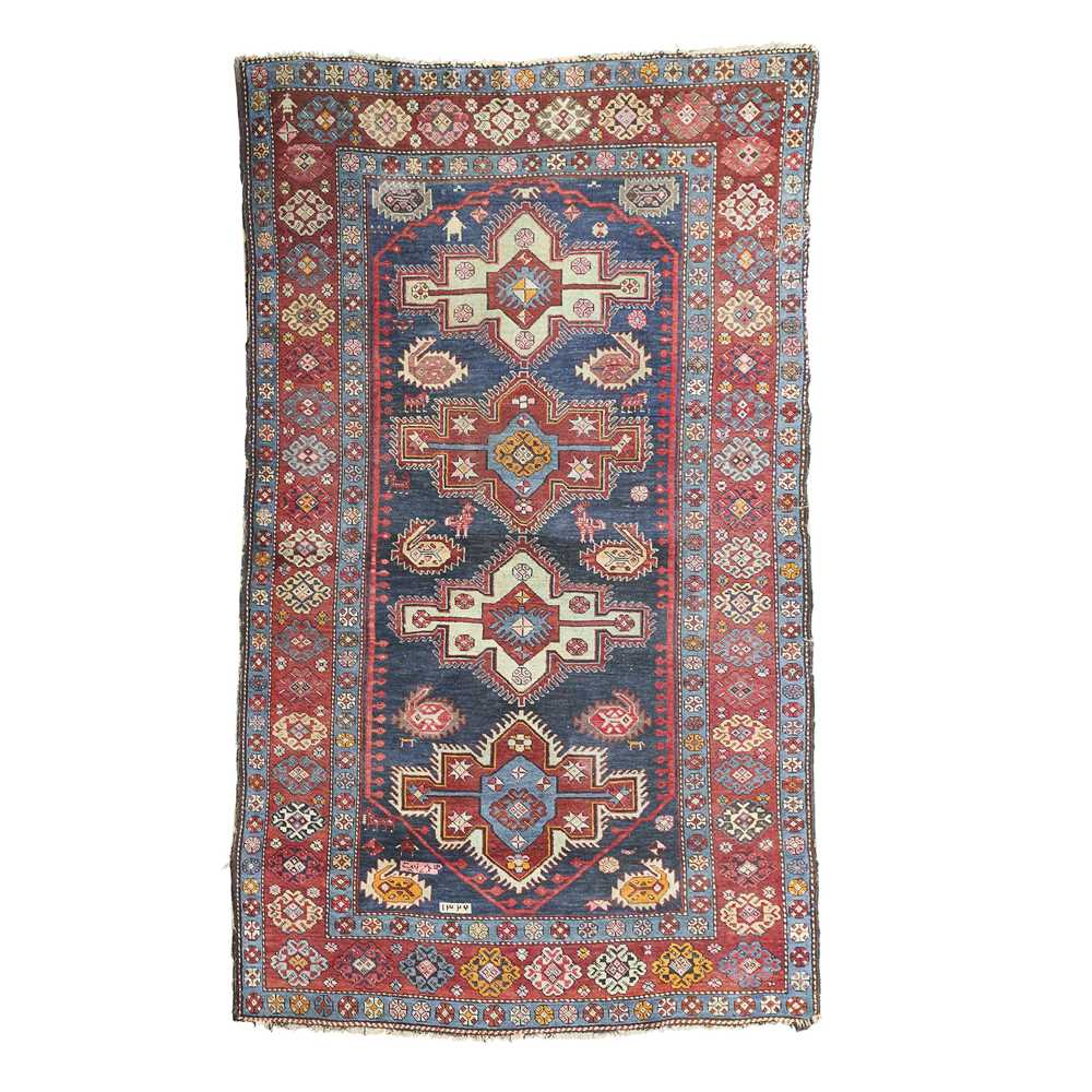 Appraisal: KARABAGH CARPET SOUTH CAUCASUS DATED AH AD the indigo field