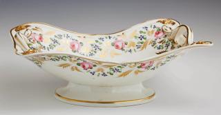 Appraisal: Royal Crown Derby Handled Footed Open Bowl early th c