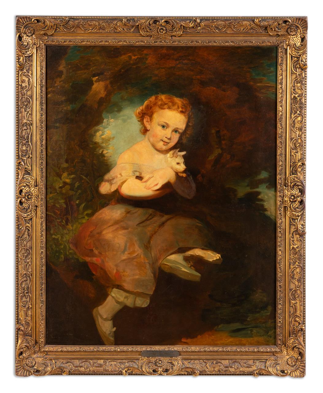 Appraisal: SIR HENRY RAEBURN CHILD WITH A KITTEN Sir Henry Raeburn