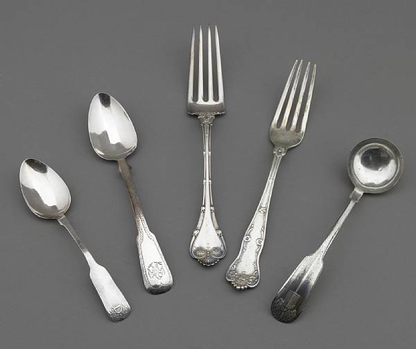 Appraisal: A group of miscellaneous sterling flatware comprising set of Imperial