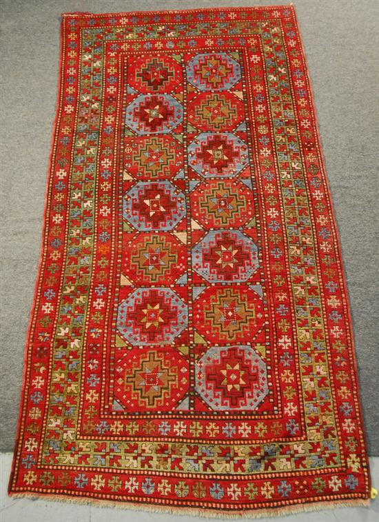 Appraisal: CAUCASIAN RUG circa feet inch x feet inches Provenance From