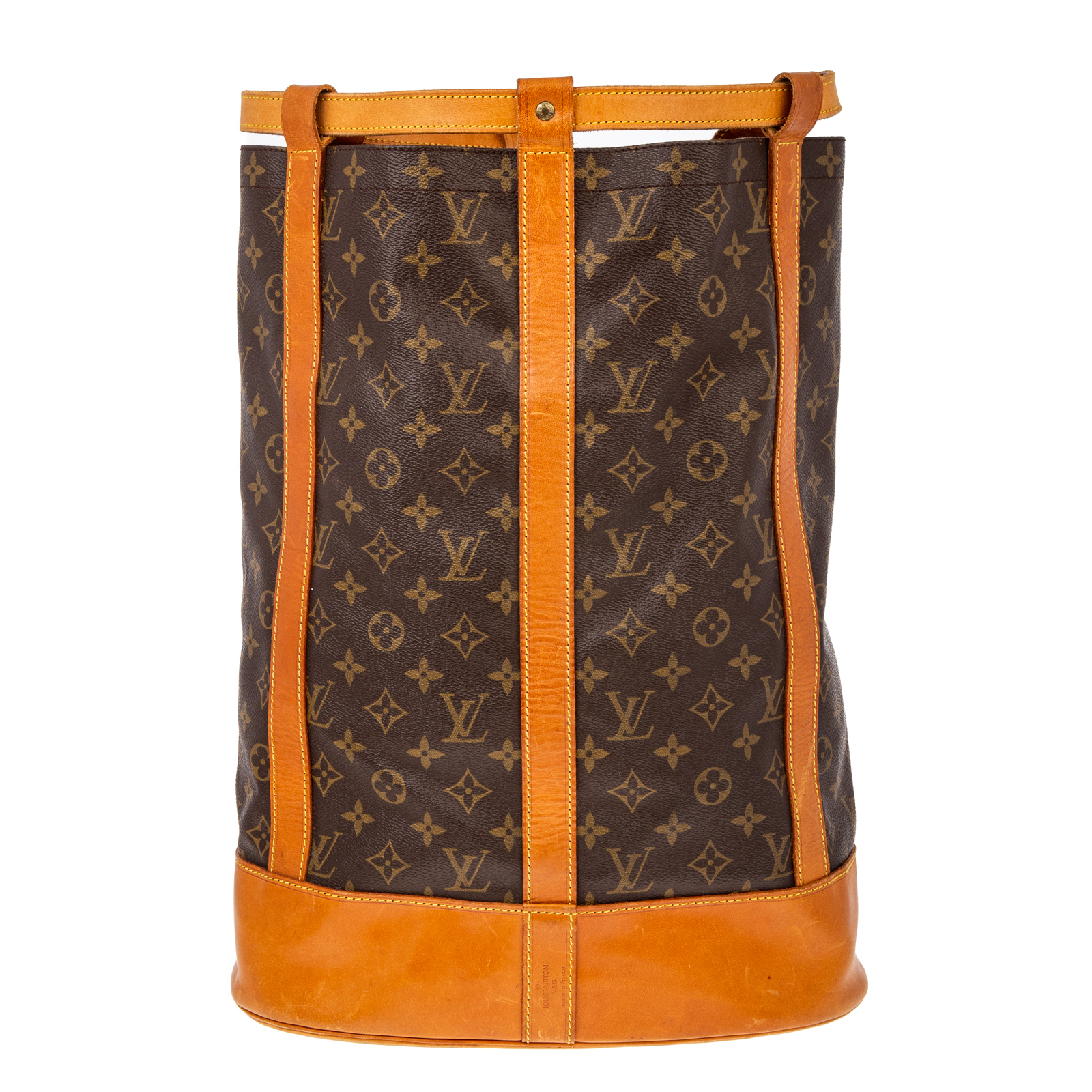 Appraisal: A LOUIS VUITTON MONOGRAM RANDONNEE GM A brown and tan