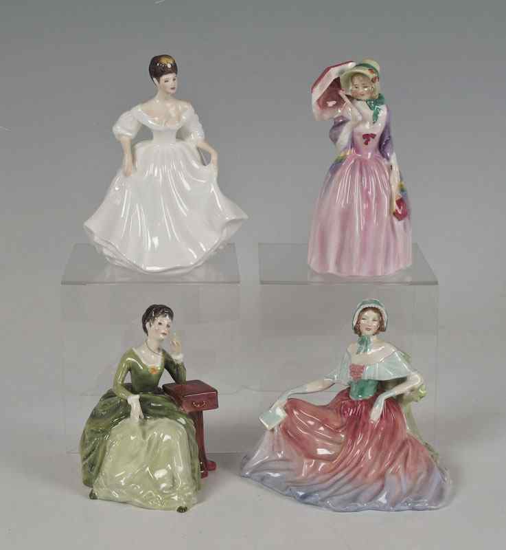 Appraisal: ROYAL DOULTON FIGURINES MEMORIES HN CAROLYN HN ANGELA HN MISS