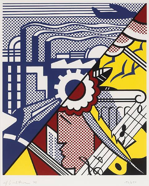 Appraisal: Roy Lichtenstein American - Industry and the Arts II C