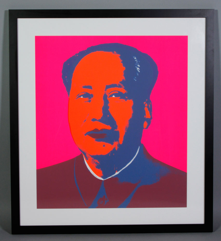 Appraisal: - Warhol Chairman Mao Serigraph Andy Warhol Chairman Mao serigraph