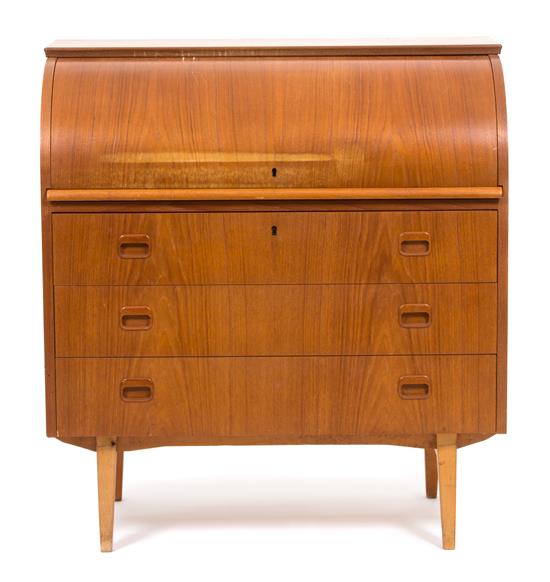 Appraisal: Sale Lot A Danish Teak Secretary Desk th century having