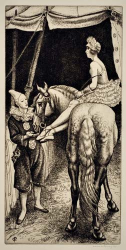 Appraisal: LAURA KNIGHT Group of etchings The Bareback Rider circa Signed