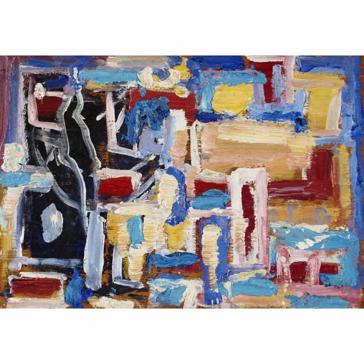 Appraisal: HORTENSE MATTICE GORDON R C A ABSTRACTION Medium oil on