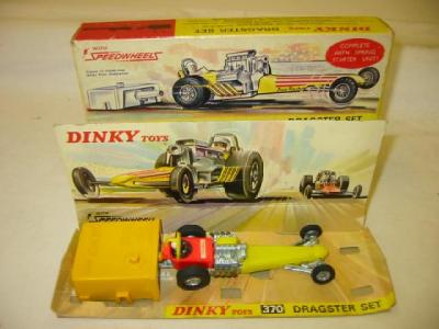 Appraisal: Dragster Set boxed G-E