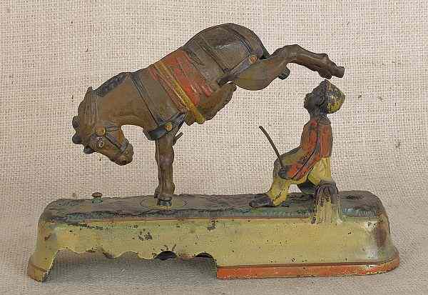 Appraisal: Cast iron Always Did 'Spise A Mule mechanical bank