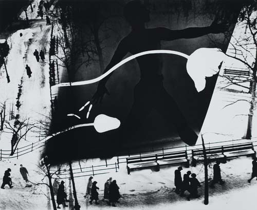 Appraisal: MORGAN BARBARA - Spring on Madison Square Silver print x