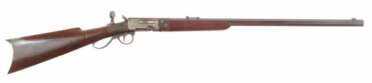 Appraisal: RARE AND UNUSUAL BREECH LOADING RIFLE Cal RF SN Unique