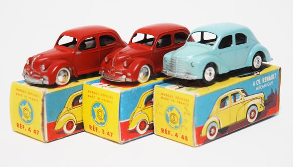 Appraisal: THREE CIJ MODELS INCLUDING DYNA DYNA AND CV RENAULT E-M