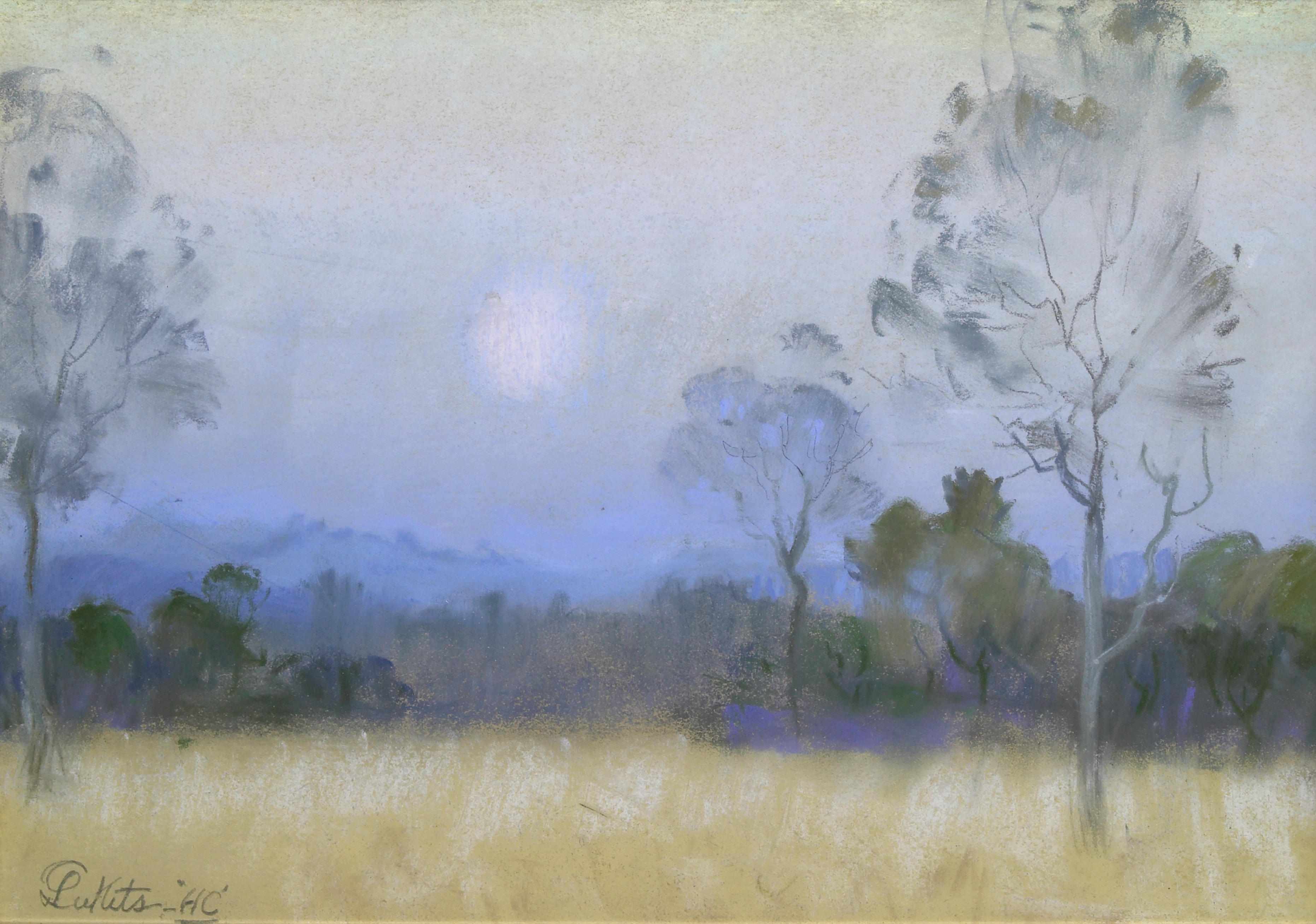 Appraisal: Theodore N Lukits American - Misty Evening x in Misty