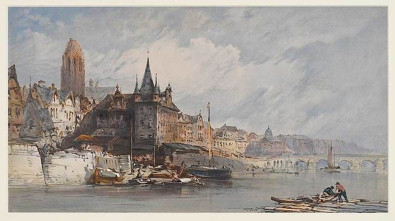 Appraisal: William Callow British - The Rententurm Looking Towards the Old