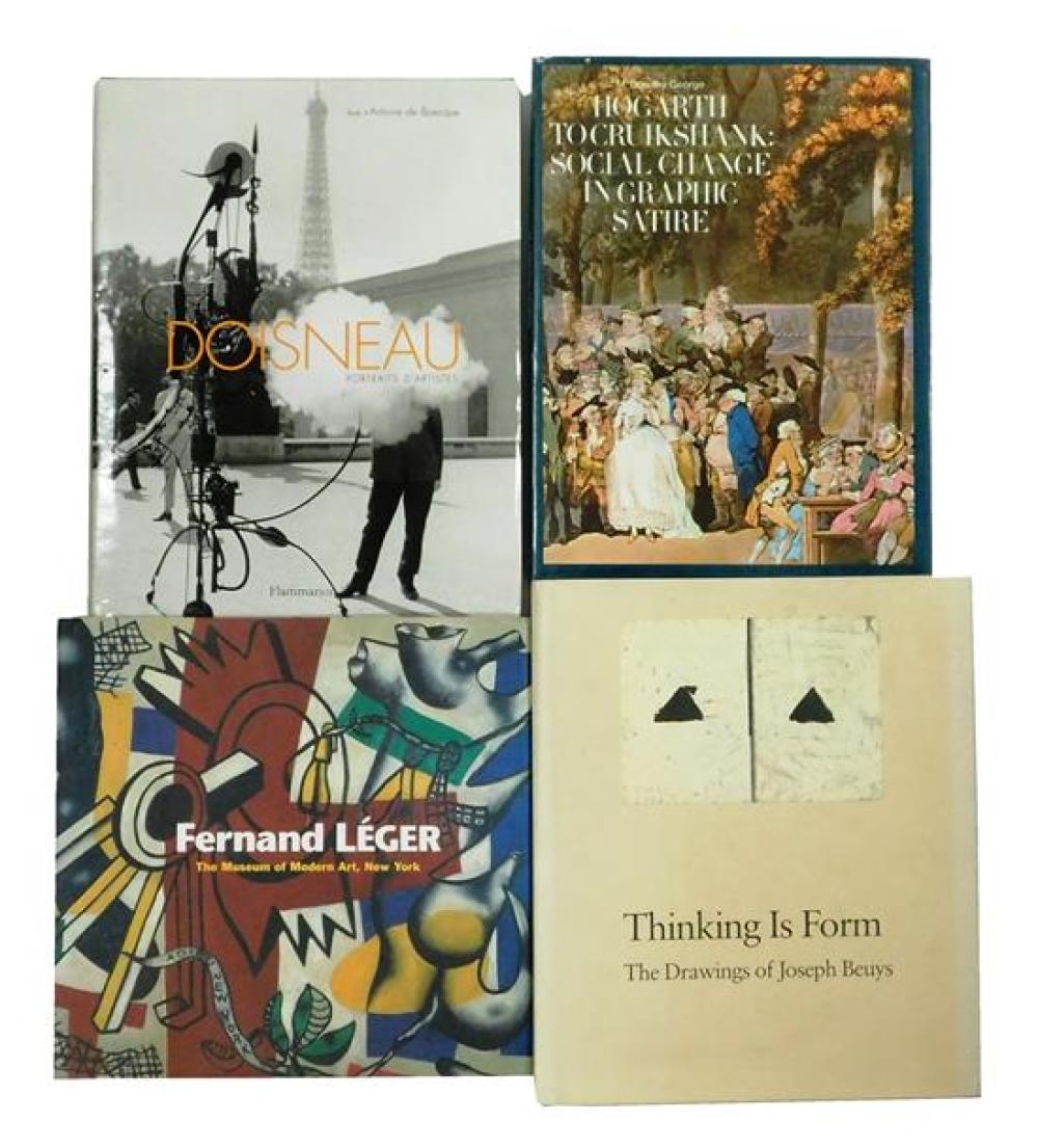 Appraisal: BOOKS Four art themed volumes including Temkin Ann Rose Bernice