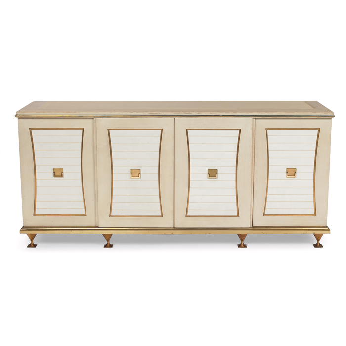 Appraisal: Renzo Rituli sideboard by Johnson Furniture USA four doors with