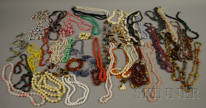 Appraisal: Group of Costume Jewelry including a large number of beaded